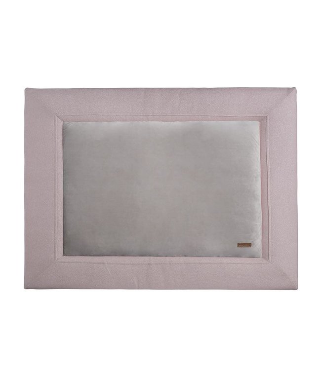 Baby's Only Baby's Only - Boxkleed Sparkle zilver-roze mÃªlee - 80x100