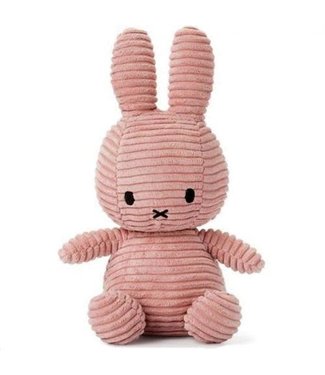 Nijntje - Miffy Nijntje - Miffy - Corduroy Dark Pink - 23 cm - 9