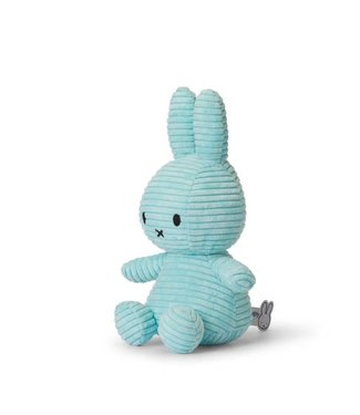 Nijntje - Miffy Nijntje - Miffy - Corduroy Turquoise - 23 cm - 9