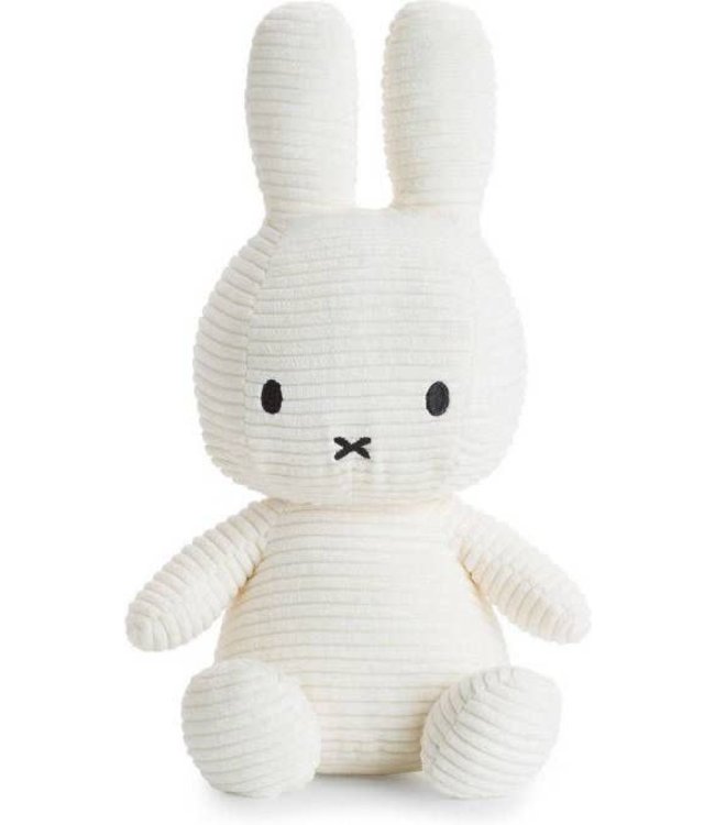 Nijntje - Miffy Nijntje - Miffy - Corduroy White - 33 cm - 13