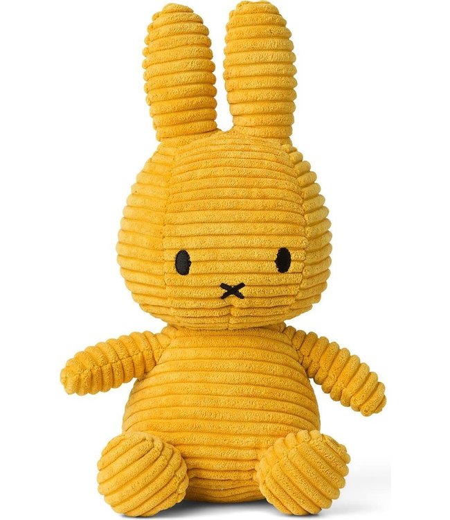Nijntje - Miffy Nijntje - Miffy - Corduroy Yellow - 23 cm - 9