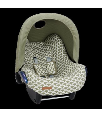 Little Dutch Little Dutch - Zonnekap autostoeltje 0+ Pure Olive