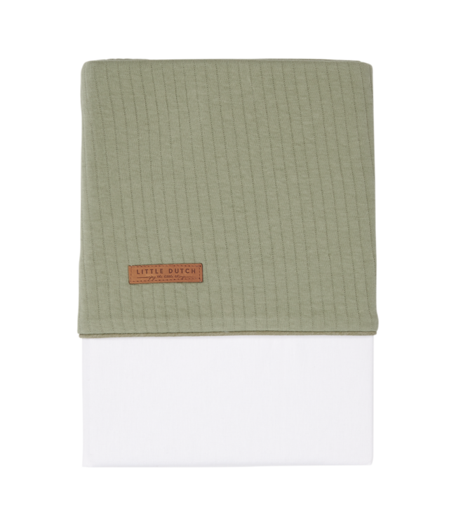 Little Dutch Little Dutch - Ledikantlaken Pure Olive
