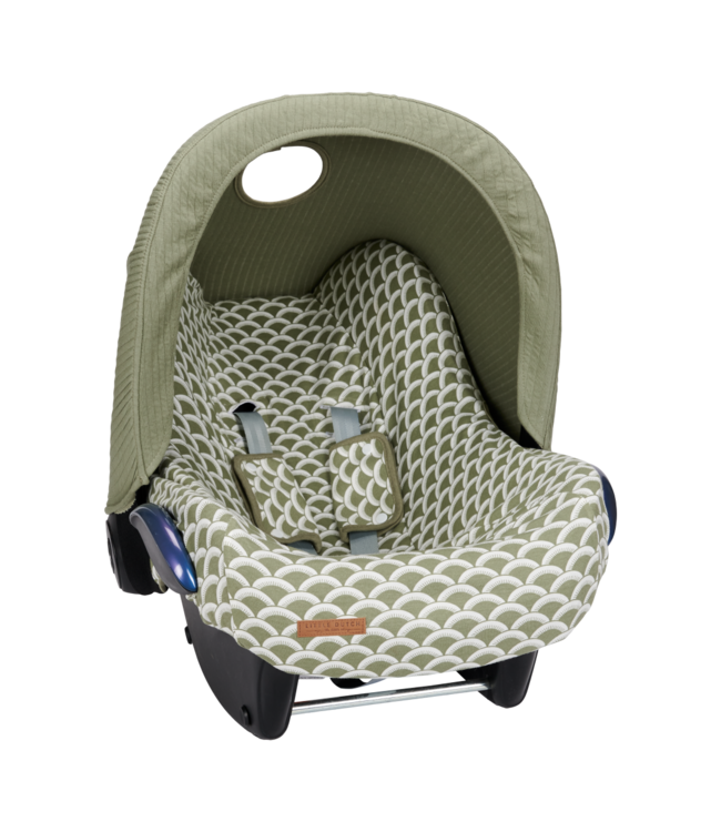 Little Dutch Little Dutch - Zonnekap autostoeltje 0+ Pure Olive