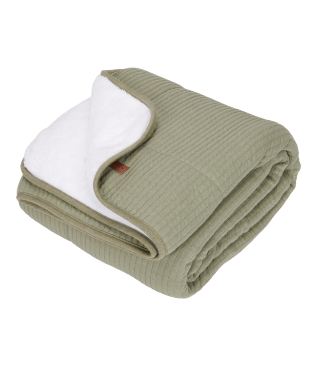 Little Dutch Little Dutch - Wiegdeken Pure Olive