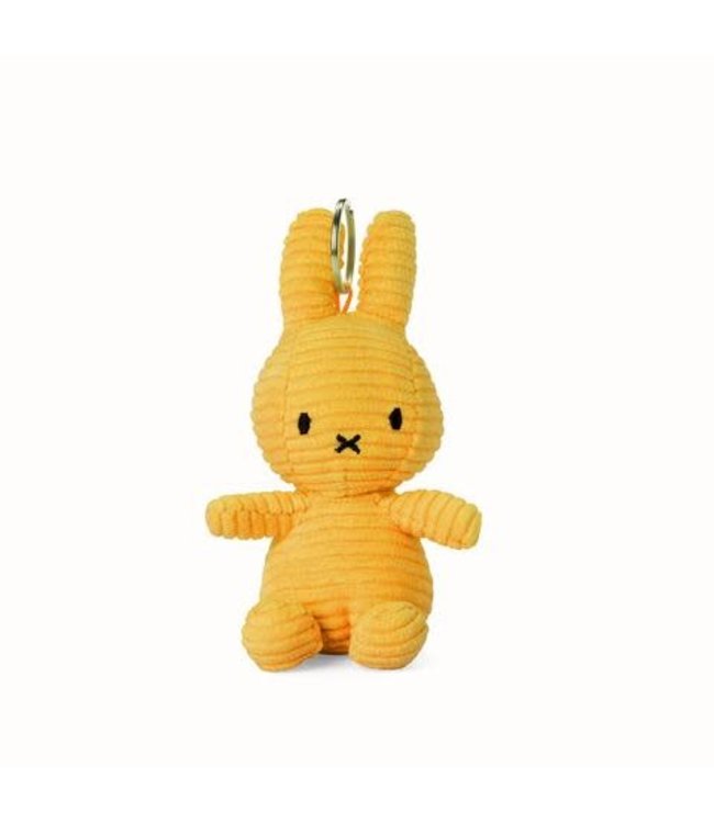 Nijntje - Miffy Nijntje - Miffy - Keychain Corduroy Yellow - 10 cm - 4