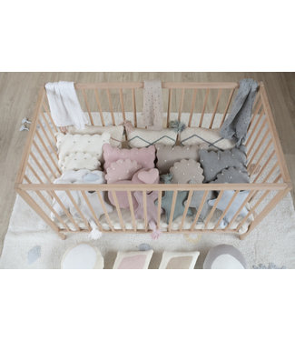 Lorena Canals Lorena Canals - Gebreid Baby Deken Biscuit Dune White 90 x 120