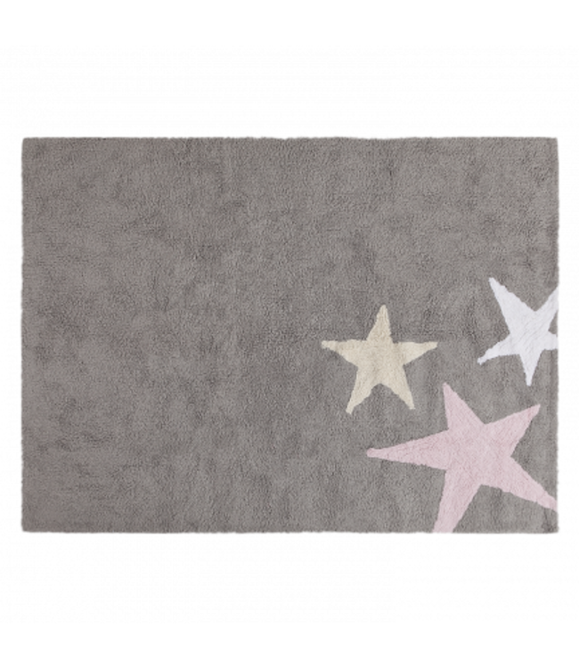 Lorena Canals Lorena Canals - Three Stars Grey - Pink 120 x 160