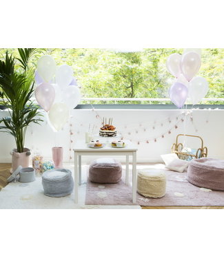 Lorena Canals Lorena Canals - Poef Marshmallow Round Vanilla 18 x Dia. 27