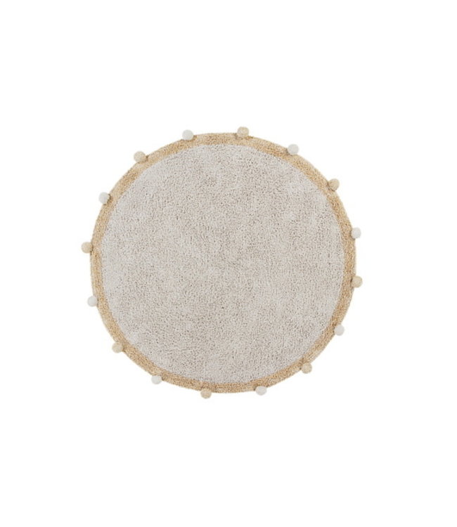 Lorena Canals Lorena Canals - Wasbaar tapijt Bubbly Natural - Honey Dia.120