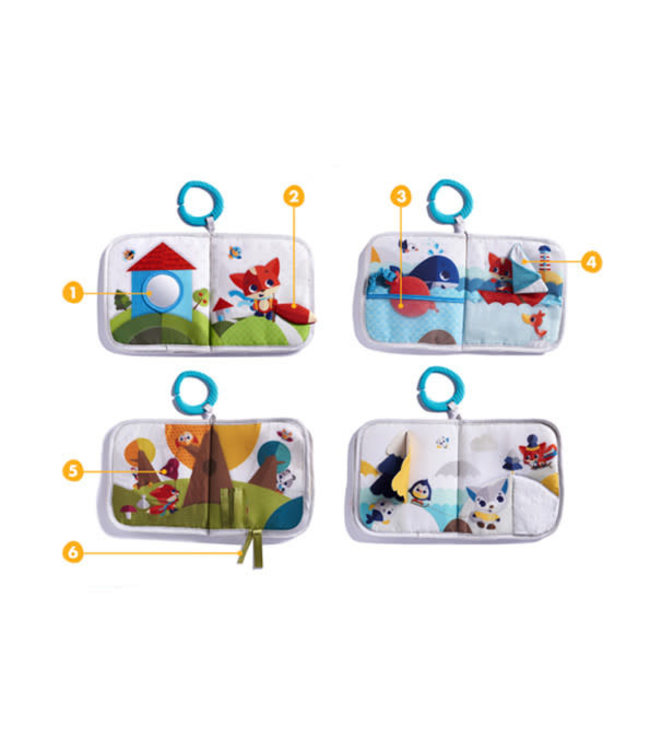 Tiny Love Tiny Love - "Where Do I Travel" Soft Book - Meadow Days