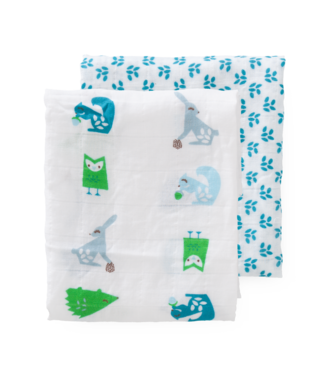 Fresk Fresk - Swaddle set 2 st. 70x60 cm Ekhorn