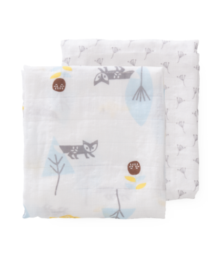 Fresk Fresk - Swaddle set 2 st. 70x60 cm Fox