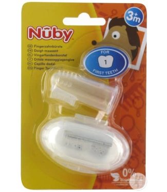 Nuby Nuby - Vingertandenborstel - 3m+