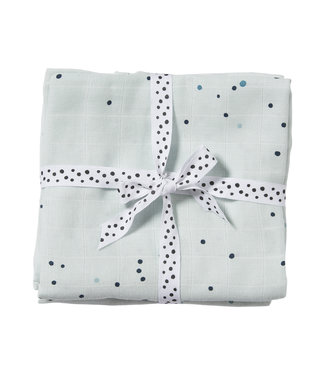 Done by Deer Done by Deer - Swaddle 2-pack, Dreamy dots, Blue