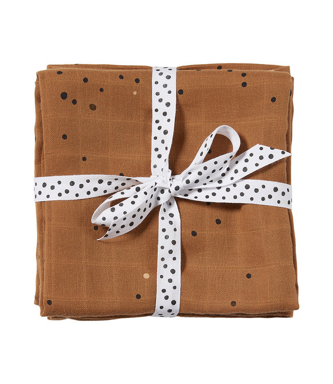 Done by Deer Done by Deer - Swaddle 2-pack, Dreamy dots, Mustard
