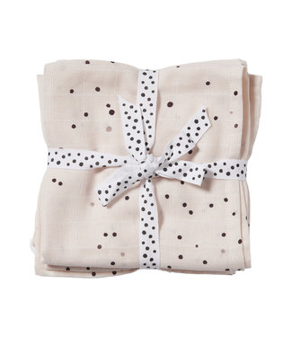 Done by Deer Done by Deer - Swaddle 2-pack, Dreamy dots, Powder