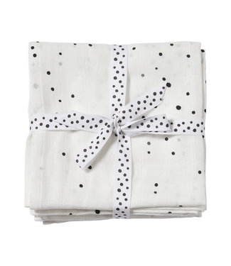 Done by Deer Done by Deer - Swaddle 2-pack, Dreamy dots, White