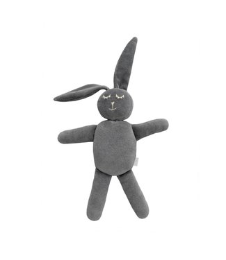 Caramella Caramella - Decorative bunny Anthracite Gloss with a rattle