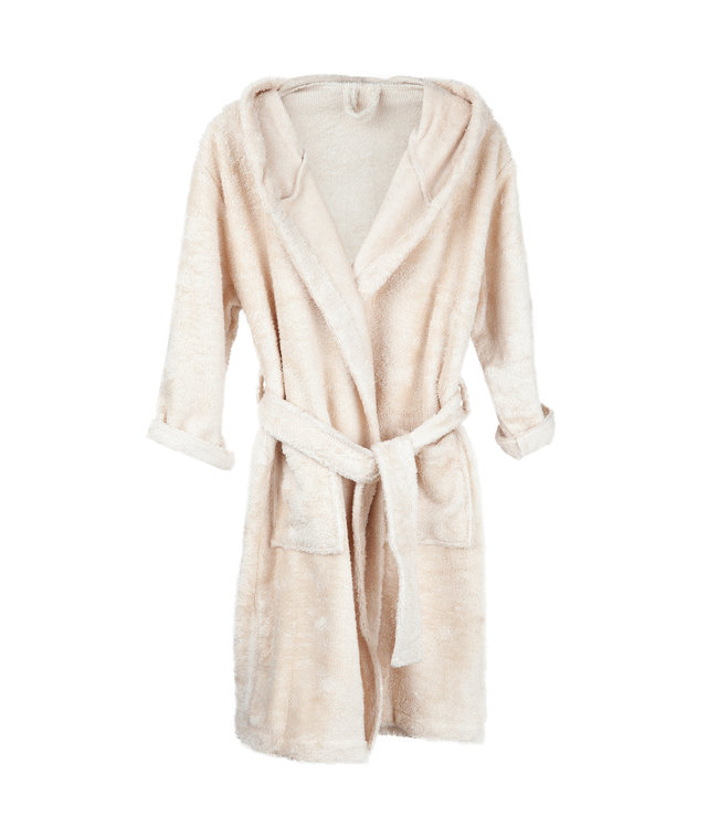 Timboo Timboo - Bath Robe (8-10Y) - Frosted Almond