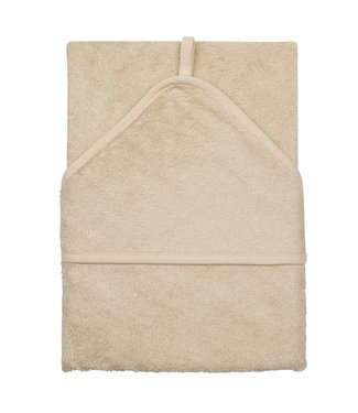 Timboo Timboo - Hooded Towel (74X74Cm) - Frosted Almond