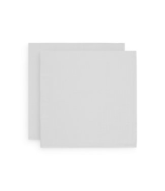 Jollein Jollein - Hydrofiel Multidoek Basic 115x115cm - White - 2 Stuks