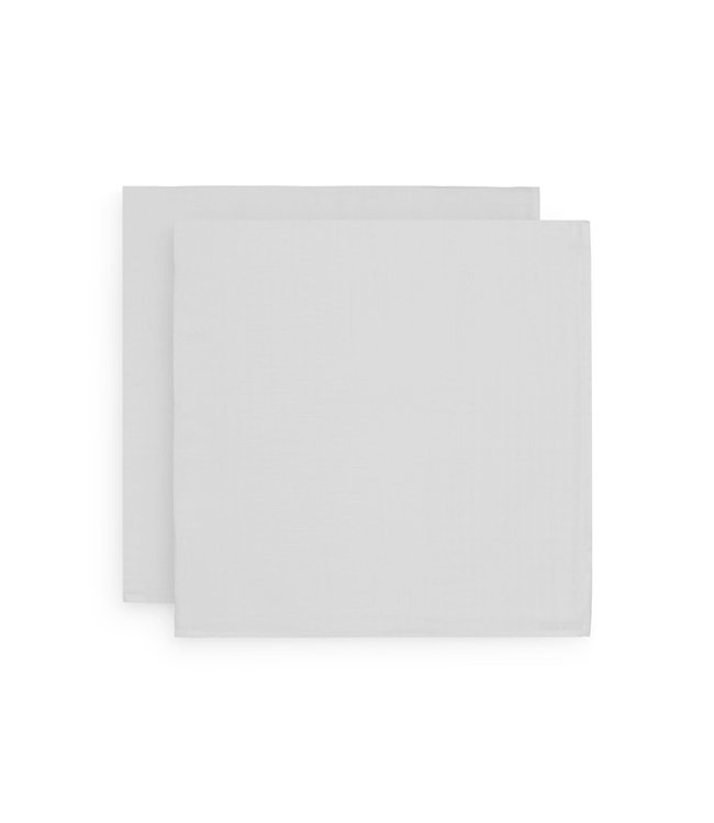 Jollein Jollein - Hydrofiel Multidoek 115x115cm white (2pack)