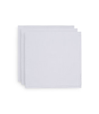 Jollein Jollein - Hydrofiel Multidoek Basic 70x70cm - White - 3 Stuks