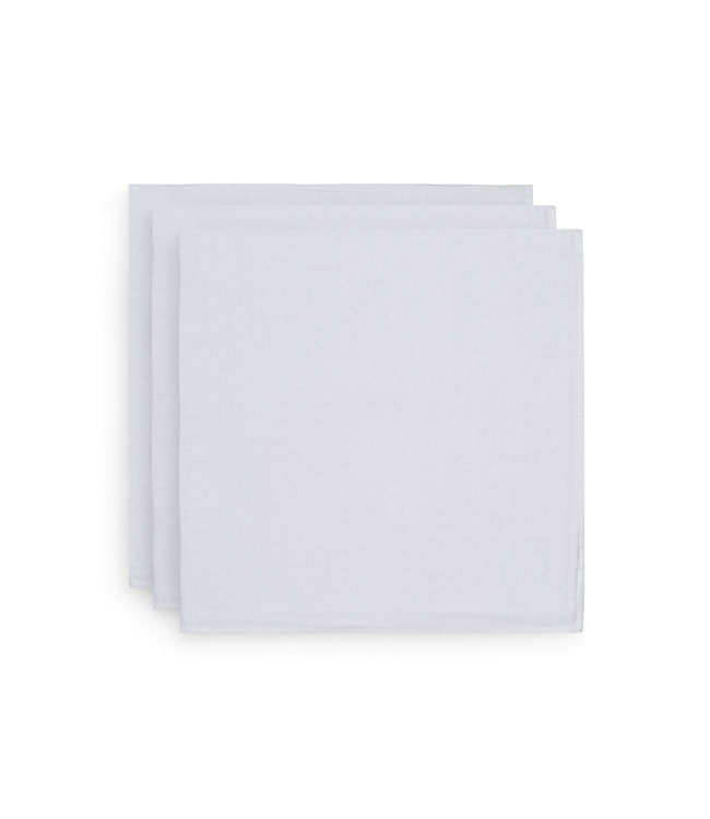 Jollein Jollein - Hydrofiel Multidoek Small 70x70cm White (3pack)