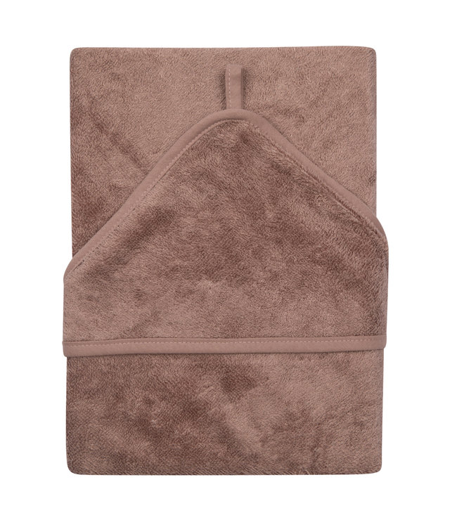 Timboo Timboo - Hooded Towel Xxl (95X95Cm) - Mellow Mauve