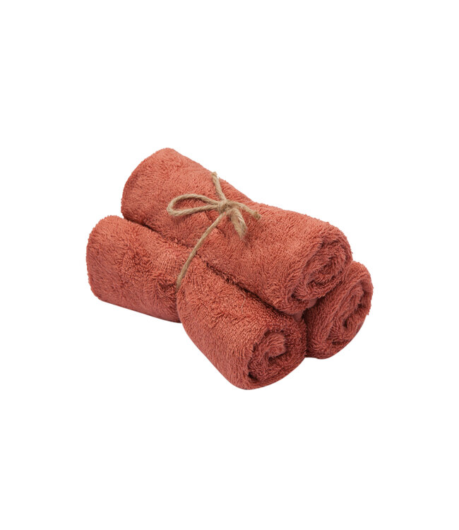 Timboo Timboo - Guest Towel 29.5X50Cm (3 Pcs) - Apricot Blush