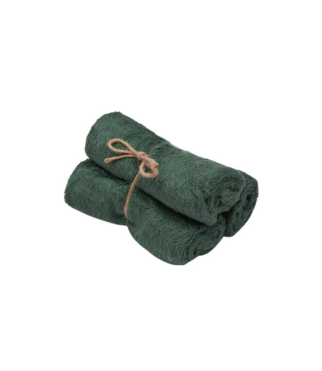 Timboo Timboo - Guest Towel 29.5X50Cm (3 Pcs) - Aspen Green