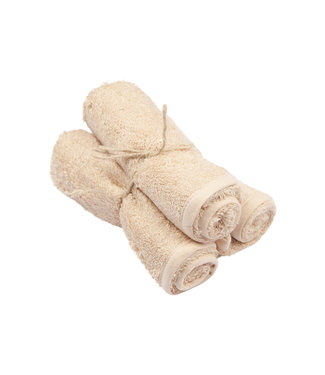 Timboo Timboo - Guest Towel 29,5X50Cm (3 Pcs) 538 - Frosted Almond