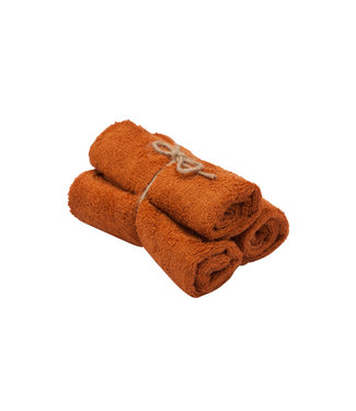 Timboo Timboo - Guest Towel 29,5X50Cm (3 Pcs) 535 - Inca Rust