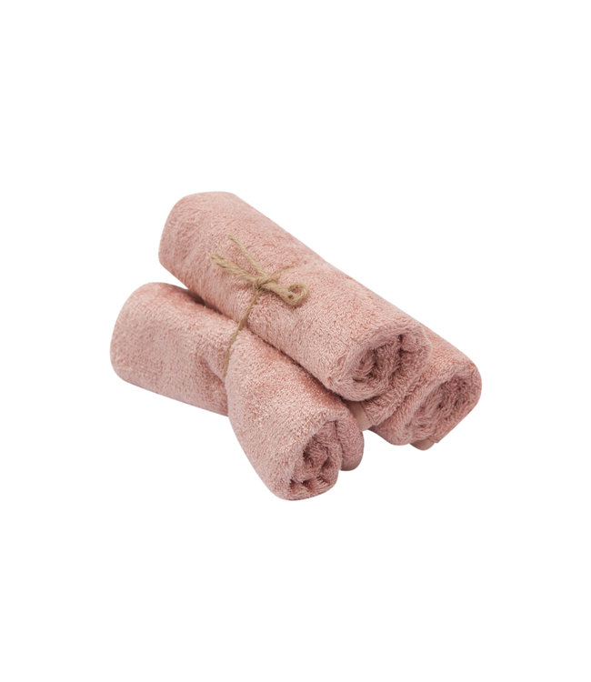 Timboo Timboo - Guest Towel 29.5X50Cm (3 Pcs) - Misty Rose