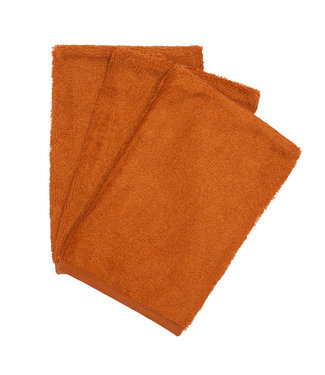 Timboo Timboo - Washcloth (3 Pieces) - Inca Rust