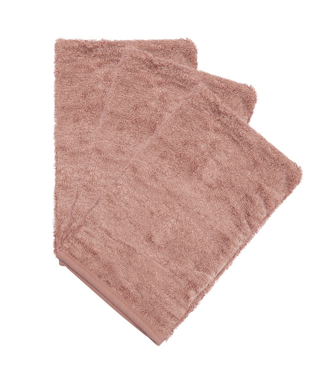 Timboo Timboo - Washcloth (3 Pieces) - Mellow Mauve