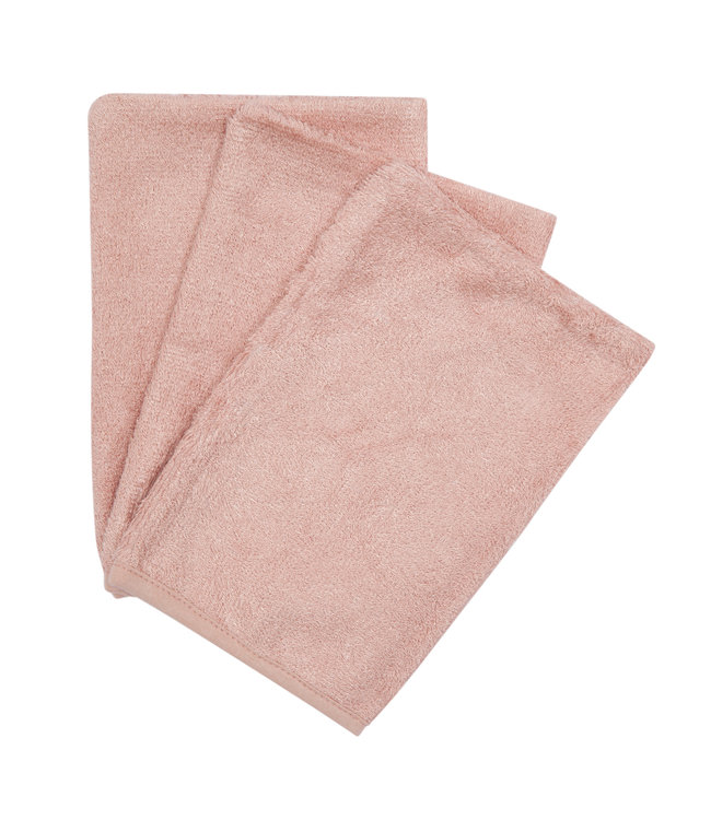 Timboo Timboo - Washcloth (3 Pieces) - Misty Rose