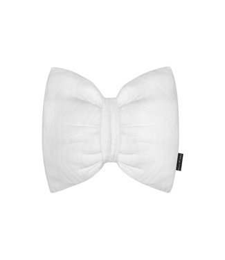 House of Jamie House of Jamie - Decoratie Kussen Bow Tie Geo Jacquard Snow White