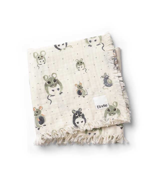 Elodie Elodie - Hydrofiel Deken Forest mouse