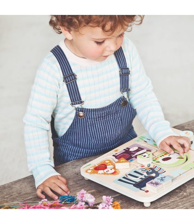 Lilliputiens Lilliputiens - Boerderij Voel-Doolhof Schuifpuzzel