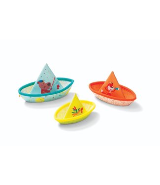 Lilliputiens Lilliputiens - 3 Drijvende Bootjes (X3)