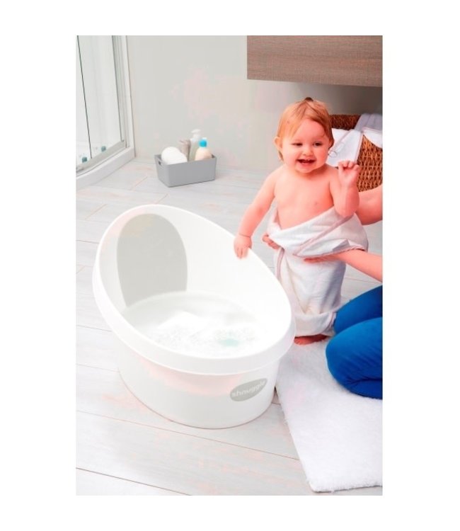 Shnuggle Shnuggle - Toddler Bad Wit/Lichtgrijs