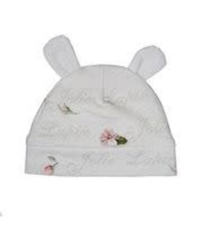 Lapin House Lapin House - Babypakje + Muts - Ecru Met Roze En Konijn