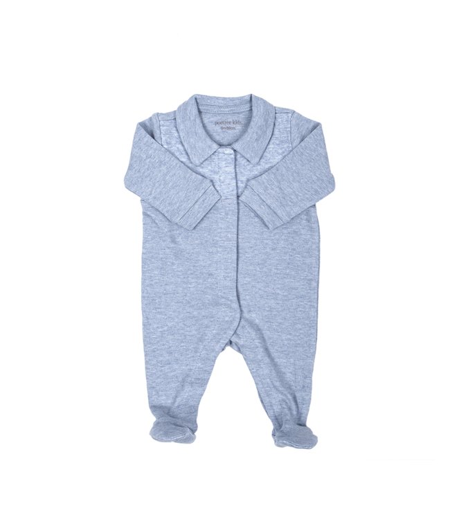 Poetree Kids Poetree Kids - Babypakje Chevron Denim Blue maat 56cm