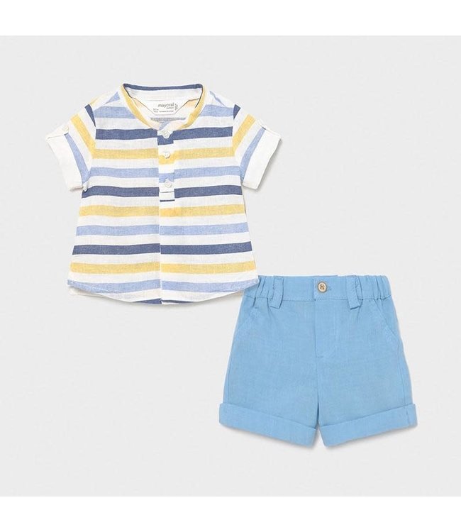Mayoral Mayoral - Set Van Broek En T-Shirt(Gestreept)