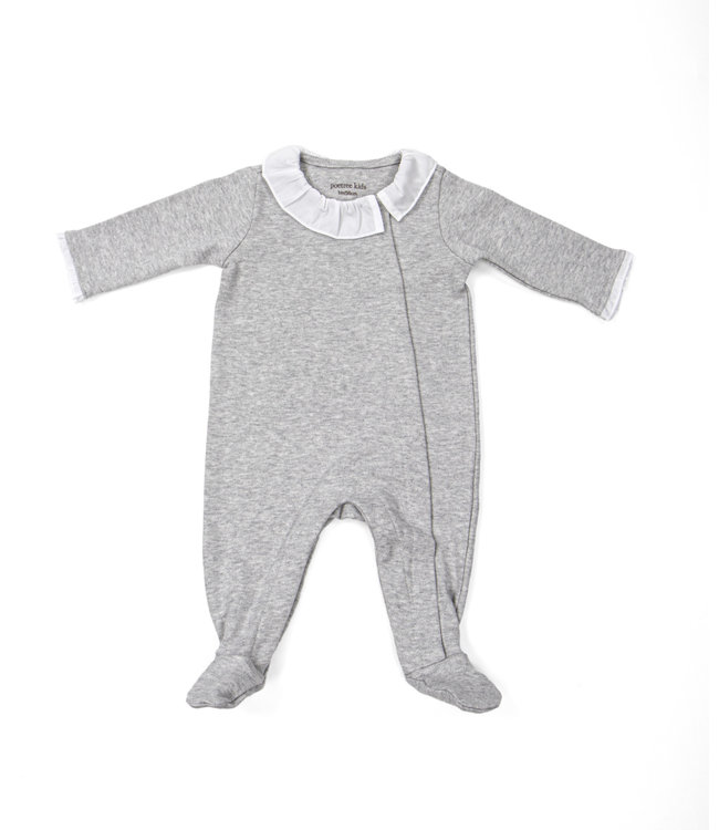 Poetree Kids Poetree Kids - Girl Babypakje Chevron Grey maat 56cm