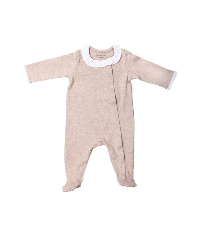 Poetree Kids Poetree Kids - Girl Babypakje Chevron  Light Camel maat 68cm