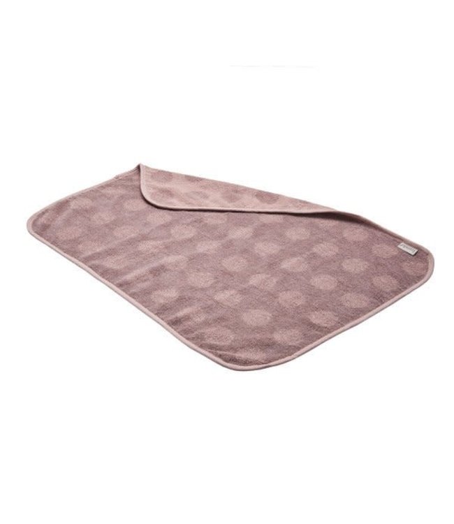 Leander Leander - Topper for changing mat, Dots, Organic Cotton, Wood rose