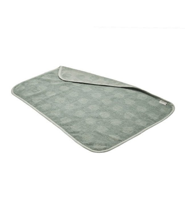 Leander Leander - Topper for changing mat, Dots, Organic Cotton, Sage green